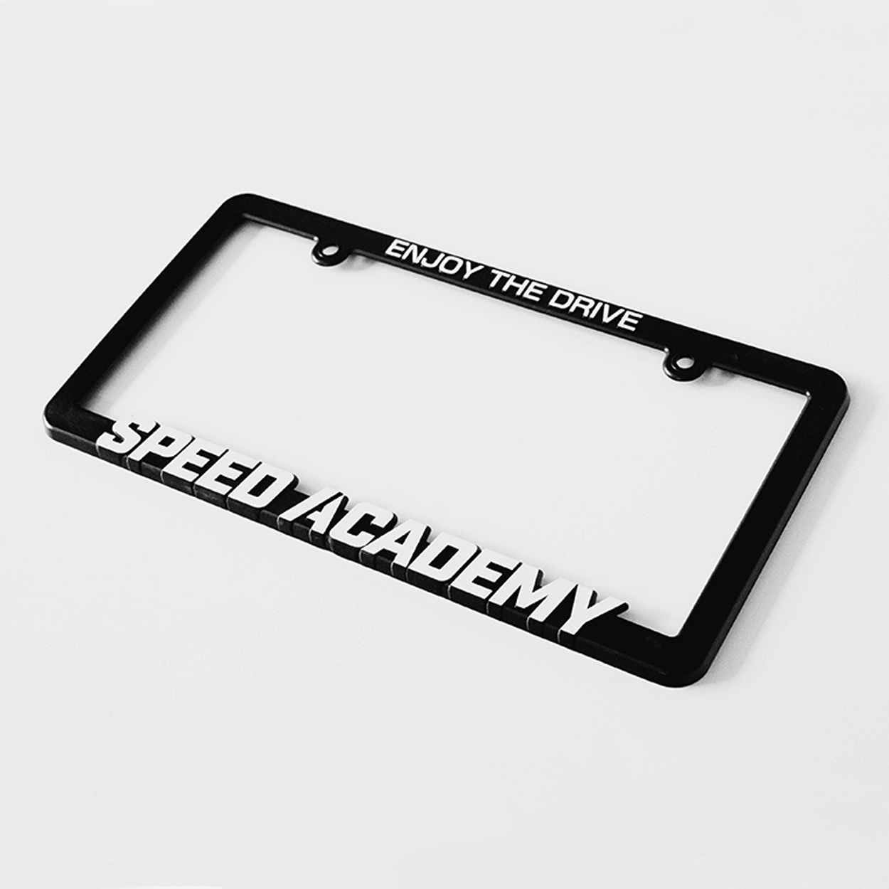 Speed Academy - Enjoy the Drive License Plate Frame