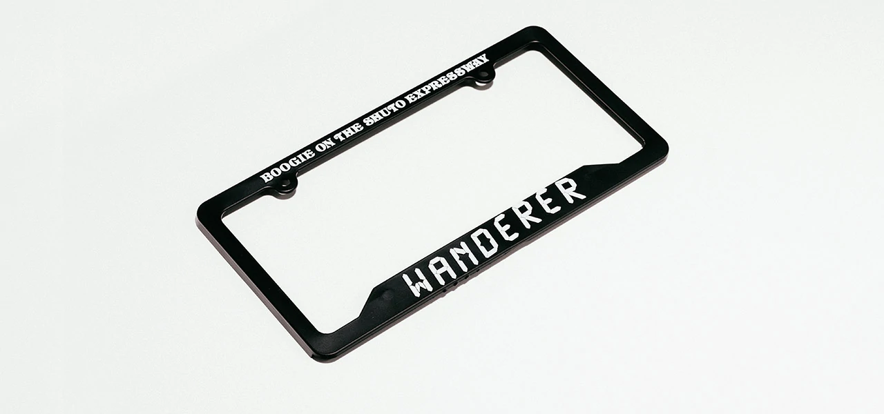 Import Bible - Wanderer License Plate Frame