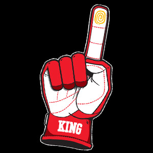 Drift King (Red) Sticker