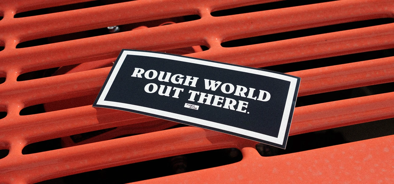 Rough World Sticker